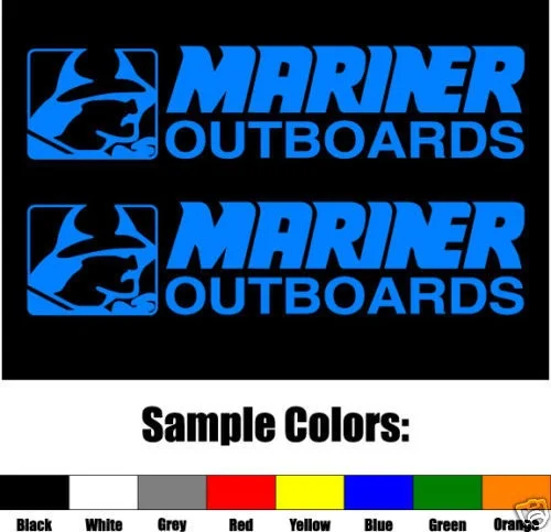 

Пара виниловых наклеек для MARINER OUTBOARDS