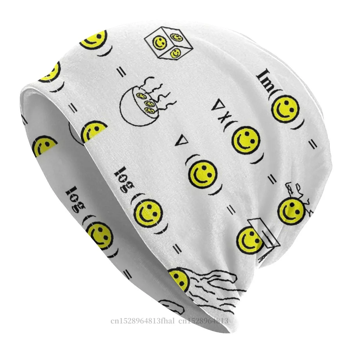 

Code Fashion Beanie Hats Happy Face Math Skullies Beanies Hat Bonnet Special Caps Men Women's Earmuffs