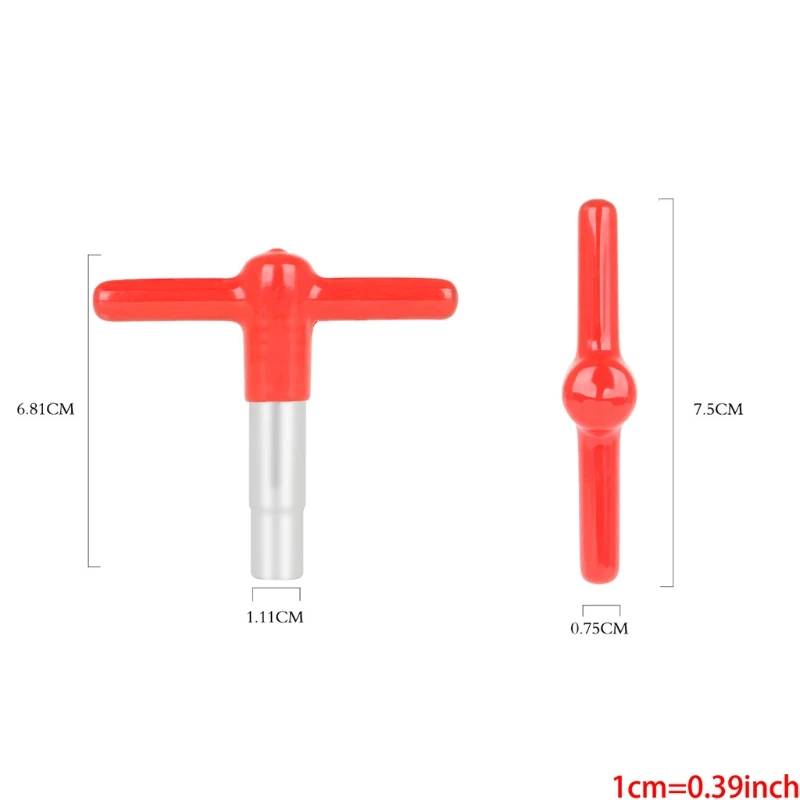 

Beginner Drum Tuning Toolbox Instrument T-wrench Hardware for Quick Installation