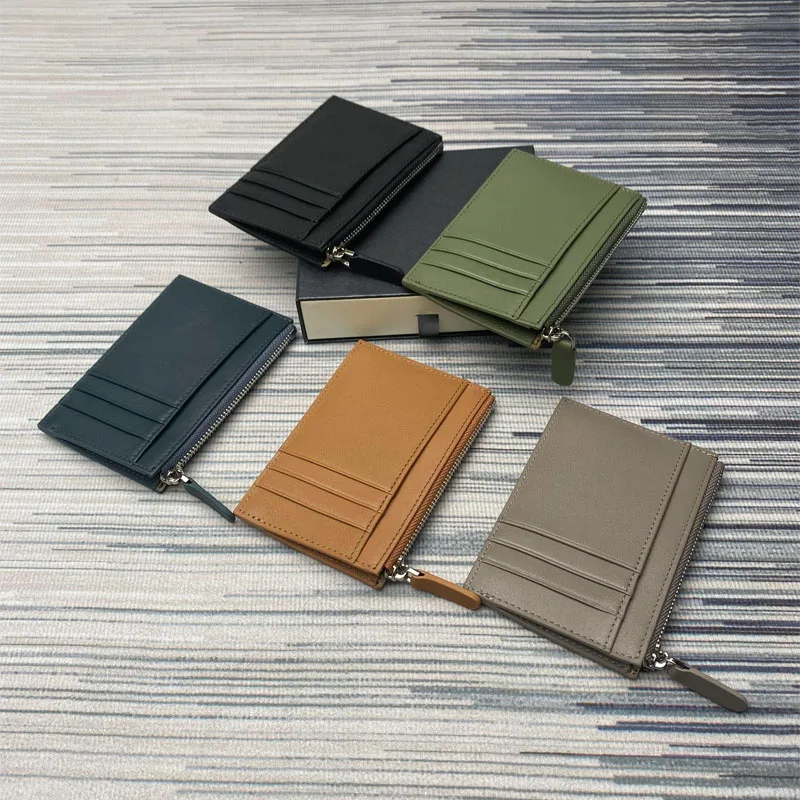 

Top luxury women's short zip card bag credit card bank card Coin Wallet
