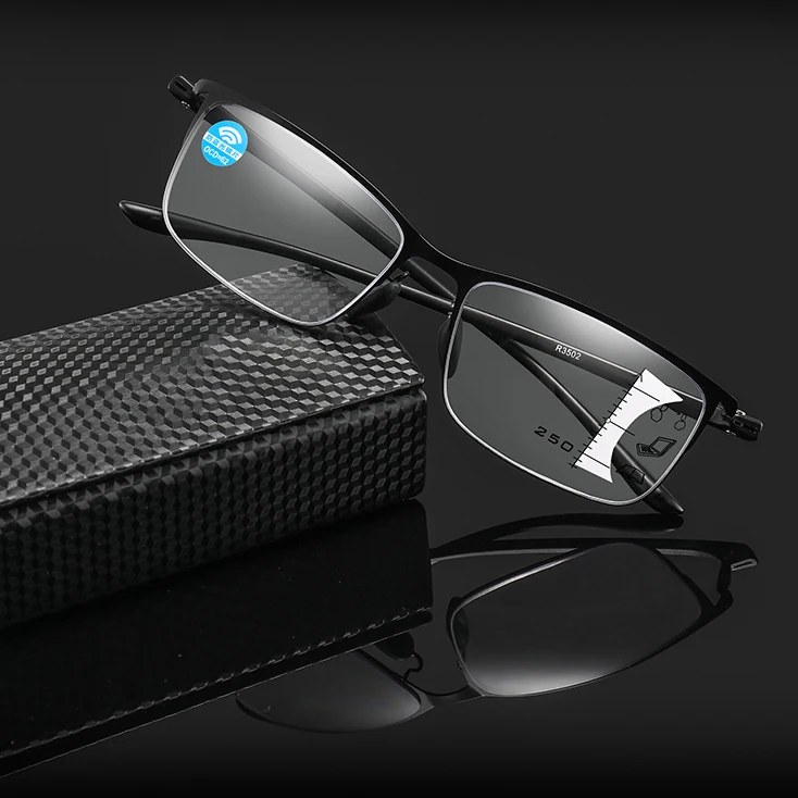 Прогрессивные многофокальные очки для чтения с мультифокусом солнцезащитные