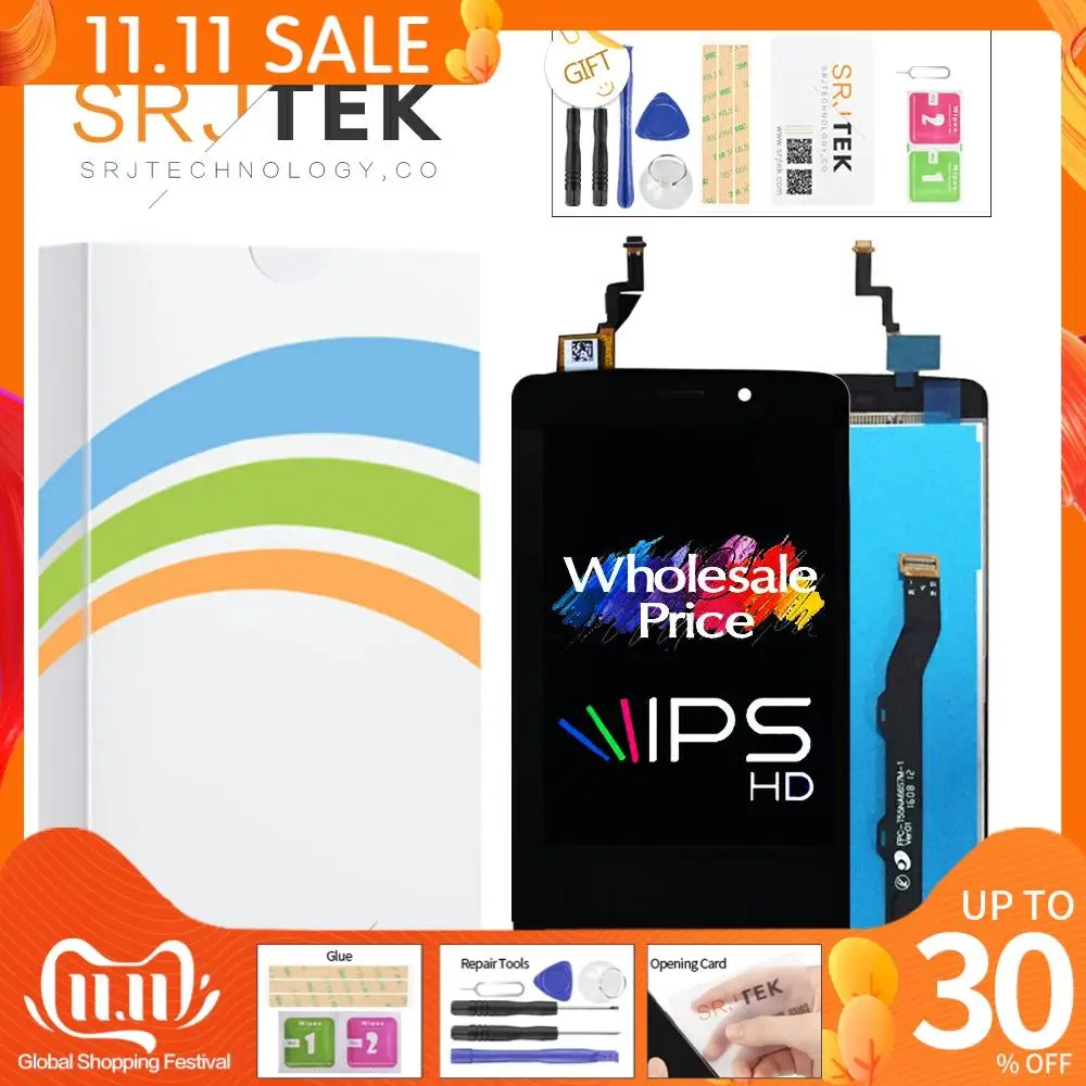 100% оригинал гарантия для 5 &quotTP-Link Neffos C5 Max ЖК-дисплей кодирующий преобразователь
