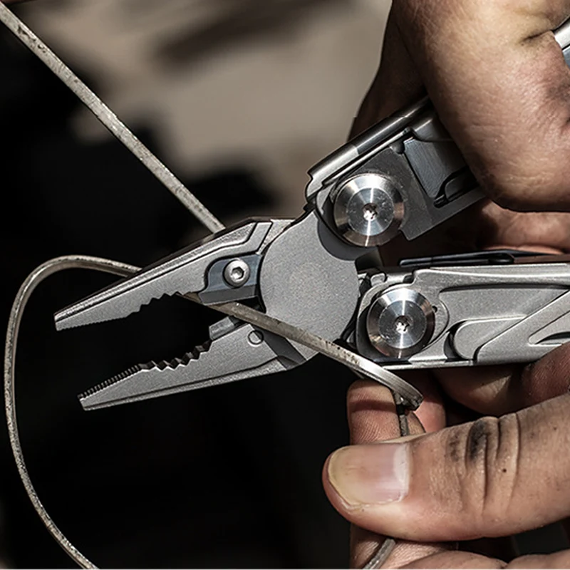 

EDC Camping Hardness HRC78K Multitool Plier Cable Wire Cutter Multifunctional Multi Tools Outdoor Camping Folding Knife Pliers