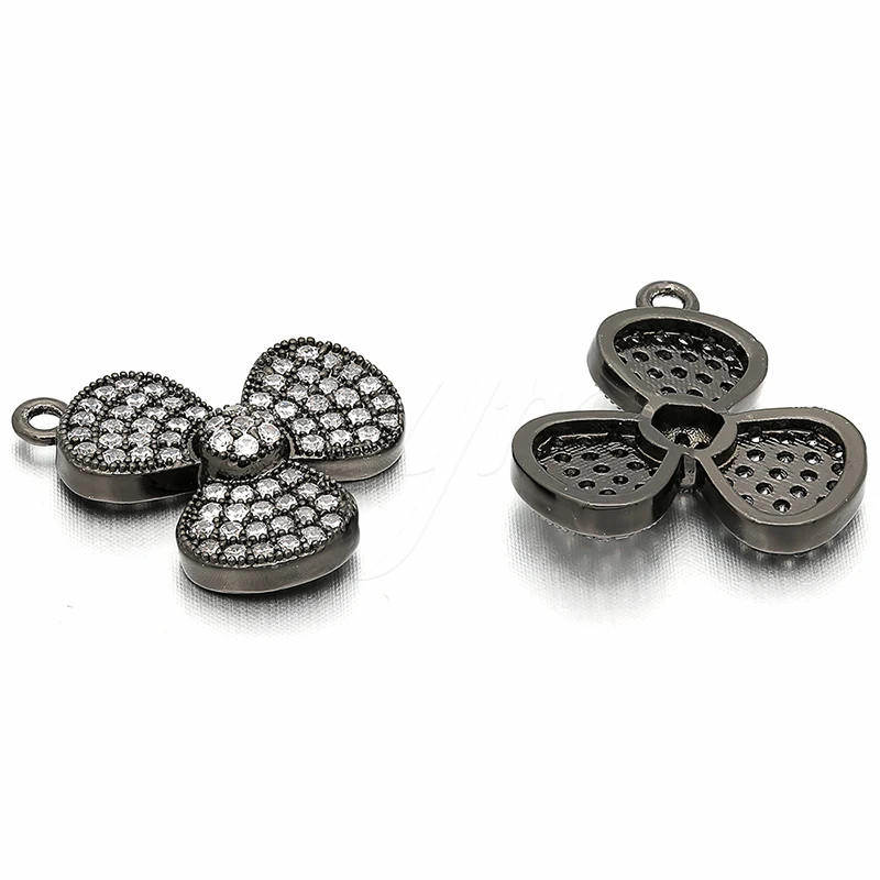 17 мм * 18 Ручная работа кубическая форма из латуни с цирконами Подвески Аксессуары