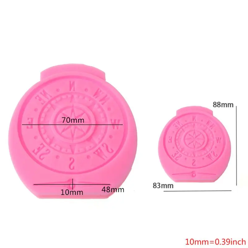 2021 New Vintage Clock Silicone Molds Steampunk Gear Baby Birthday Fondant Cake Decoratin