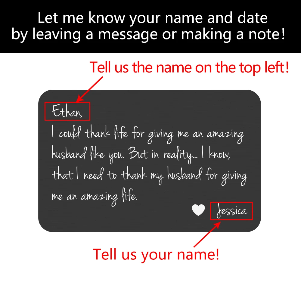 

Wallet Insert Card Valentines Day Gifts for Men Husband From Wife Girlfriend Boyfriend Birthday Gifts for Him Groom Bride