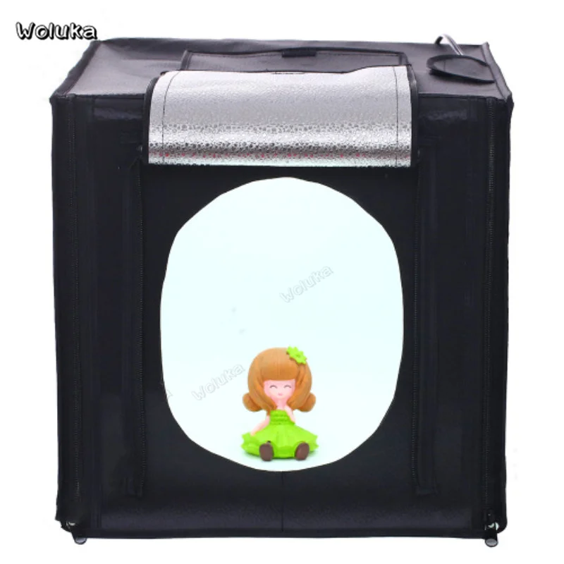 30*30cm LED Photo Studio Softbox Shooting Light Tent Soft Box + Portable Bag AC Adapter for Jewelry CD50 T16 RR1 X1 | Электроника
