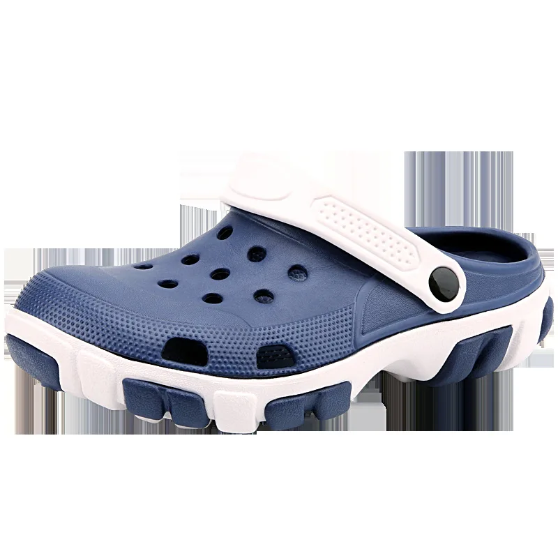 Сандалии мужские резиновые тапки для пляжа клоги Эва размеры 39 45 летняя обувь