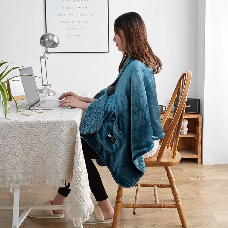 Новинка весна-осень женская шаль одеяло двойное толстое теплое маленькое