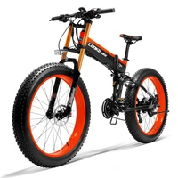 26 fat tire folding electric bicycle mtb ebike 1000w 48v snow mountain beach e bike powerful motor 5 level pedal assist sensor