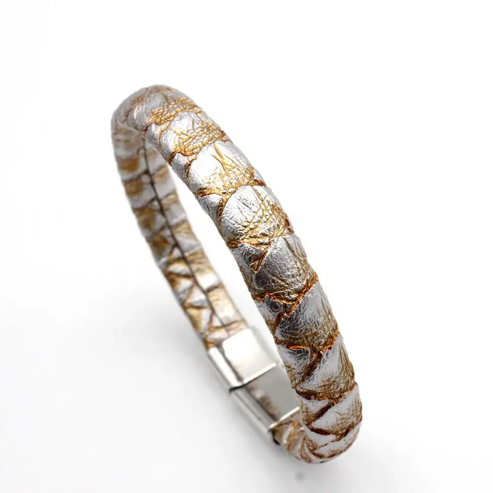 AaaZee1 ярд золотые рыбные весы в форме зернистой лакривой кожи для DIY 10 мм x 6 браслет