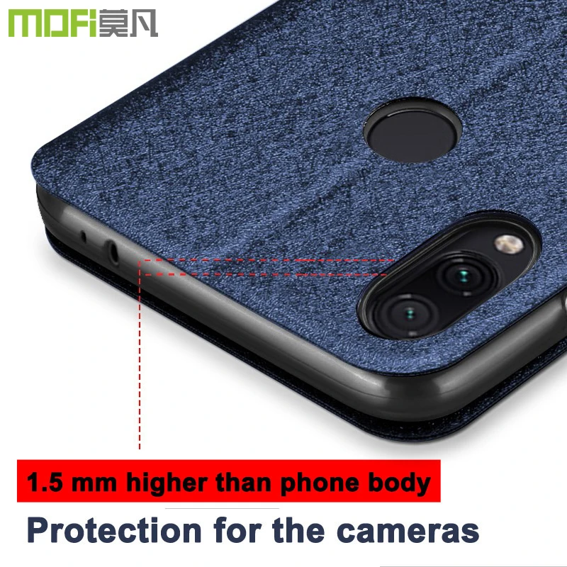 Чехол Mofi для Xiaomi Redmi Note 7 чехол Pro роскошный флип-чехол из тпу и кожи | Мобильные