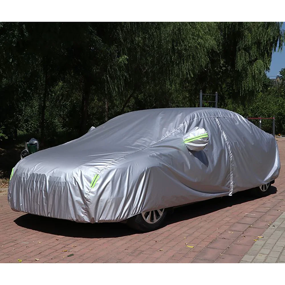190T универсальные автомобильные Чехлы защита от солнца Пыленепроницаемая