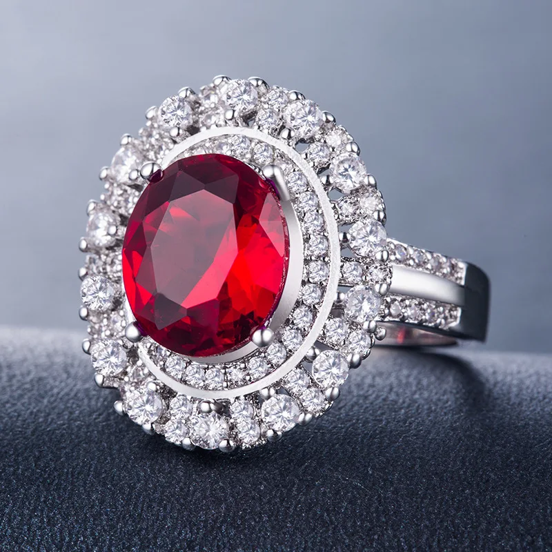 Bague Ringen женское 925 пробы Серебряное кольцо Wtih 10 мм Большой цитрин драгоценный камень серебряные ювелирные изделия для помолвки женские подарки Размер 6-10