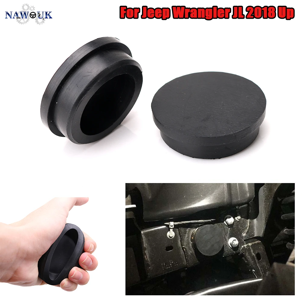 Для Jeep Wrangler JL Автомобильная рама шасси Съемная резиновая Пылезащитная заглушка для розетки откидная задняя дверь багажника Водонепроницаемая балка отверстие