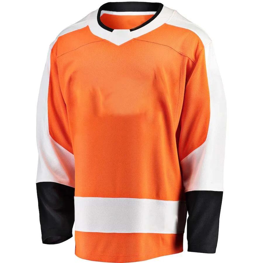 

Men's Stitch America Hockey Jersey Philadelphia Ice Fans Carter Hart Sean Couturier Nolan Patrick Claude Giroux Jakub Jerseys