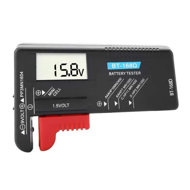 Цифровой тестер емкости батареи BT168D универсальный измеритель аккумуляторов BT168