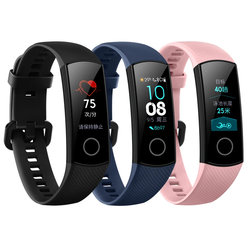 Смарт браслет Huawei Honor Band 4 водонепроницаемый фитнес с пульсометром и мониторингом