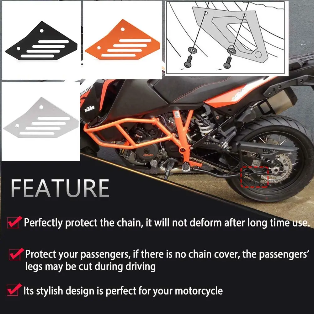 Задняя Нижняя Звездочка Chian Guard Cover Protector for KTM 990 1050 1090 1190 1290 Adventure ADV R аксессуары Moto