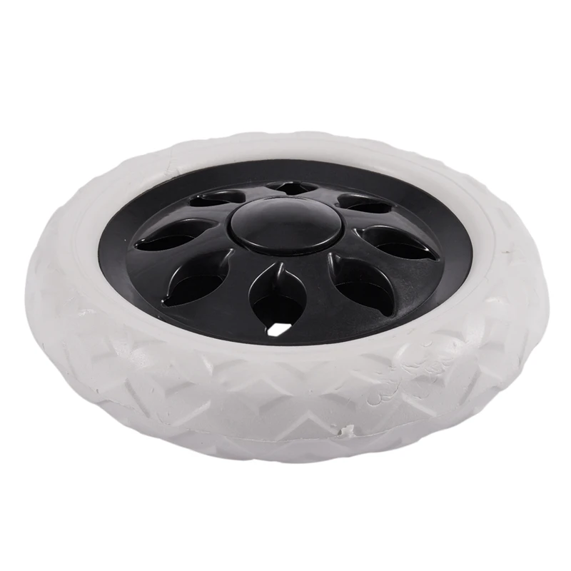

Black White Plastic Core Foam Shopping Trolley Cartwheel Casters