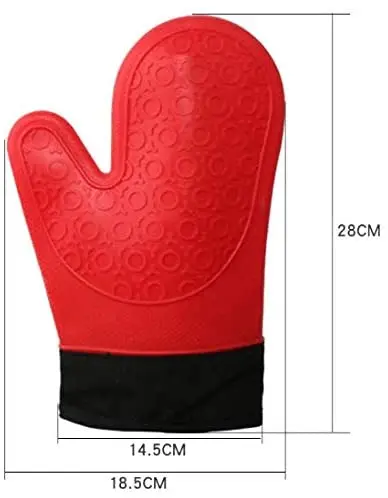 Новая силиконовая перчатка кухонная для духовки держатели кастрюль
