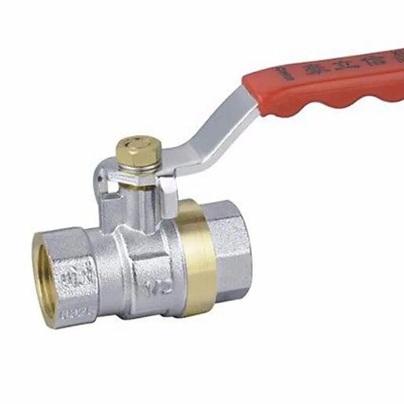 

Plating Brass Ball Valve Equal Female Thread 3/4" BSP PN 1.6 Mpa 229 PSI for water gas oil