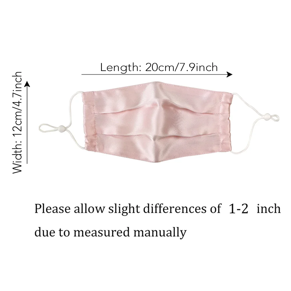 100% шелк тутового шелкопряда маска для лица с изображением рта покрытие мужчин и