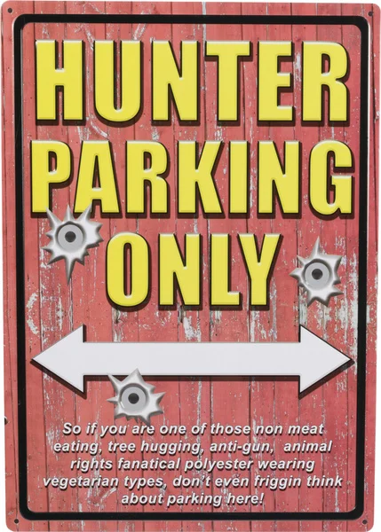 

Metal Deer Hunter Parking Sign tin sign 20*30 or 30*40 cm