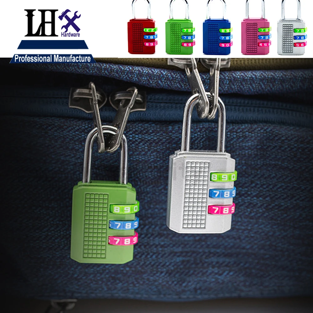 Кодовый замок из цинкового сплава для игровых чемоданов фитнеса комбинированный