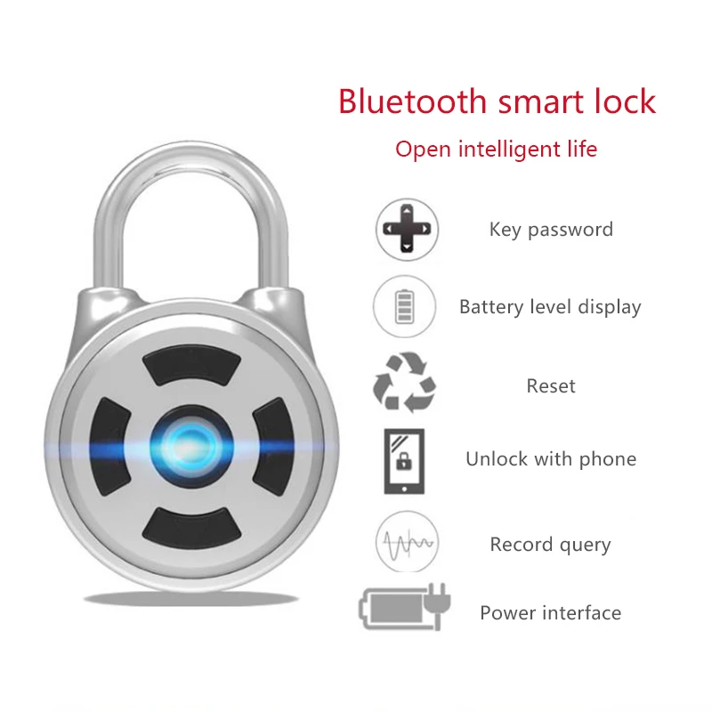 Умный висячий замок XIAO GUI электронный bluetooth пароль мобильное приложение для