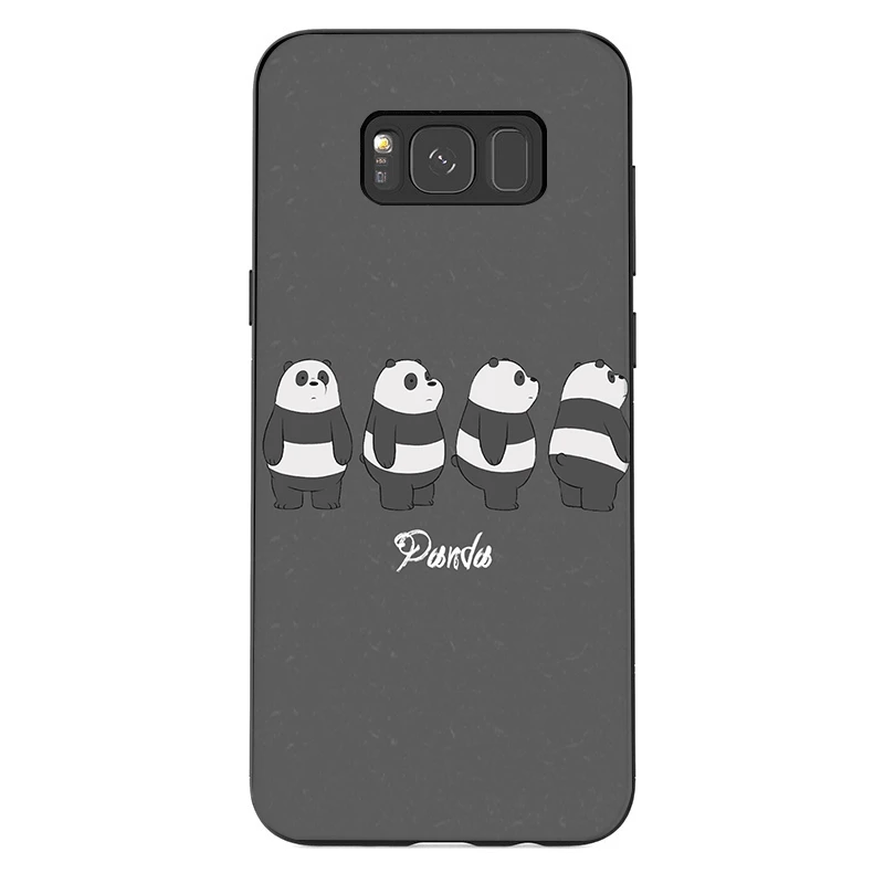 Чехол для телефона samsung M10 M20 M30 M40 S6 S7 край S9 S8 S10 S10E Plus Note 8 9 10 мультфильм Голые