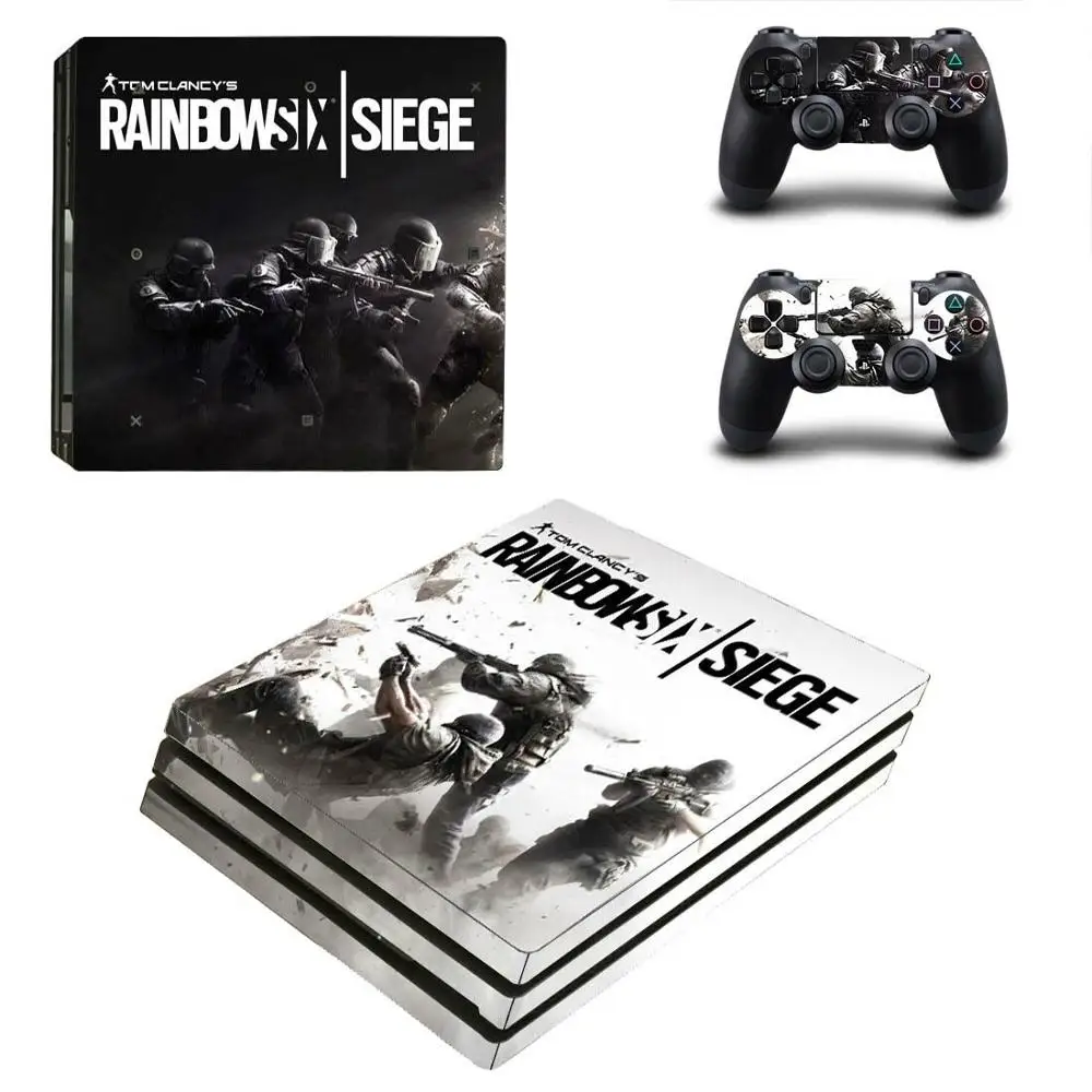 Rainbow Six осада PS4 Pro стикер Play station 4 наклейка для PlayStation консоль и контроллер Скины