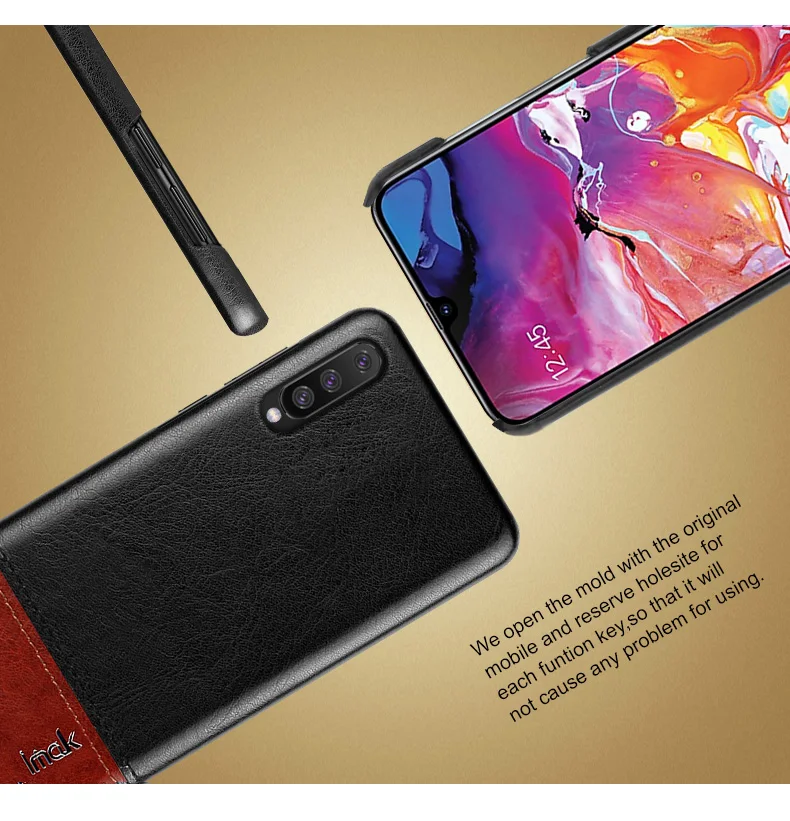 Роскошный лаконичный кожаный чехол для samsung A50 чехол A 50 A70 A50s A 30s чехол A20e A30 Etui для samsung Galaxy A40 чехол A80