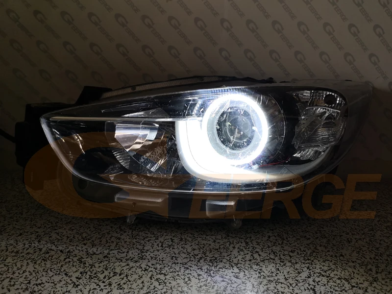 Для Mazda cx5 cx-5 cx 5 2012 2013 2014 2015 пред facelift отличный ультра яркий smd led Ангельские Глазки