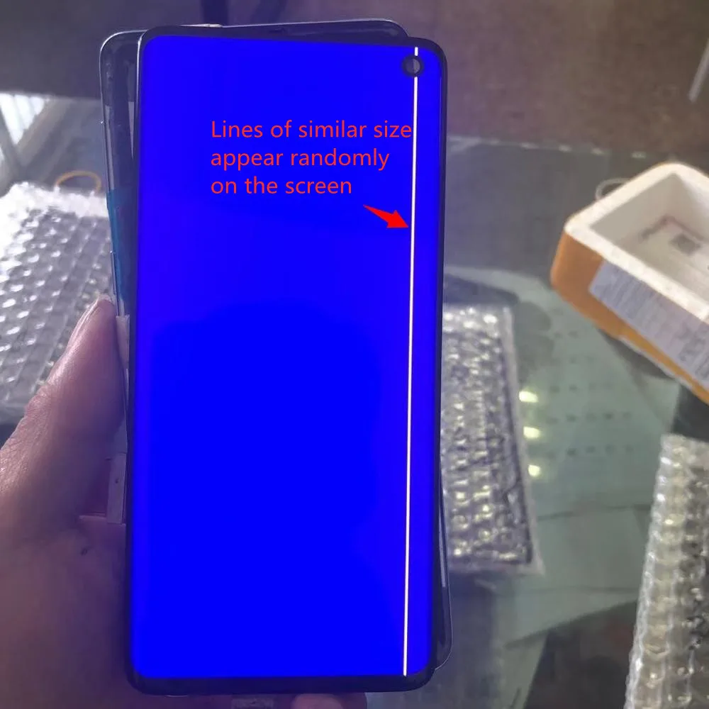 

Original With Frame LCD For SAMSUNG Galaxy S10 G973 SM-G9730 G973F With Dead pixel Display With Touch Screen Digitizer Assembly