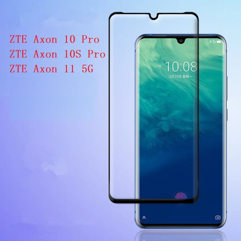 

Защитная пленка для экрана для ZTE Axon 10 10S Pro 5G 11, закаленное стекло 3D, переднее закаленное стекло