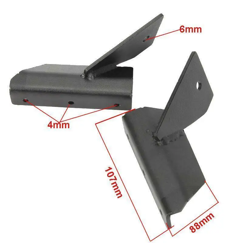 1 пара автомобильных A-столбов крепление на лобовое стекло светодиодный рабочий