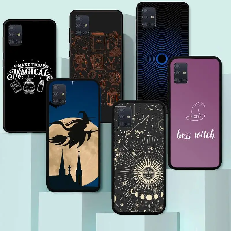 

MAGIC Witchcraft Witch Witchy Phone Case TPU for Samsung Galaxy J2 J4 J5 J6 J7 J8 Note 5 7 8 9 10 20 2018 cover