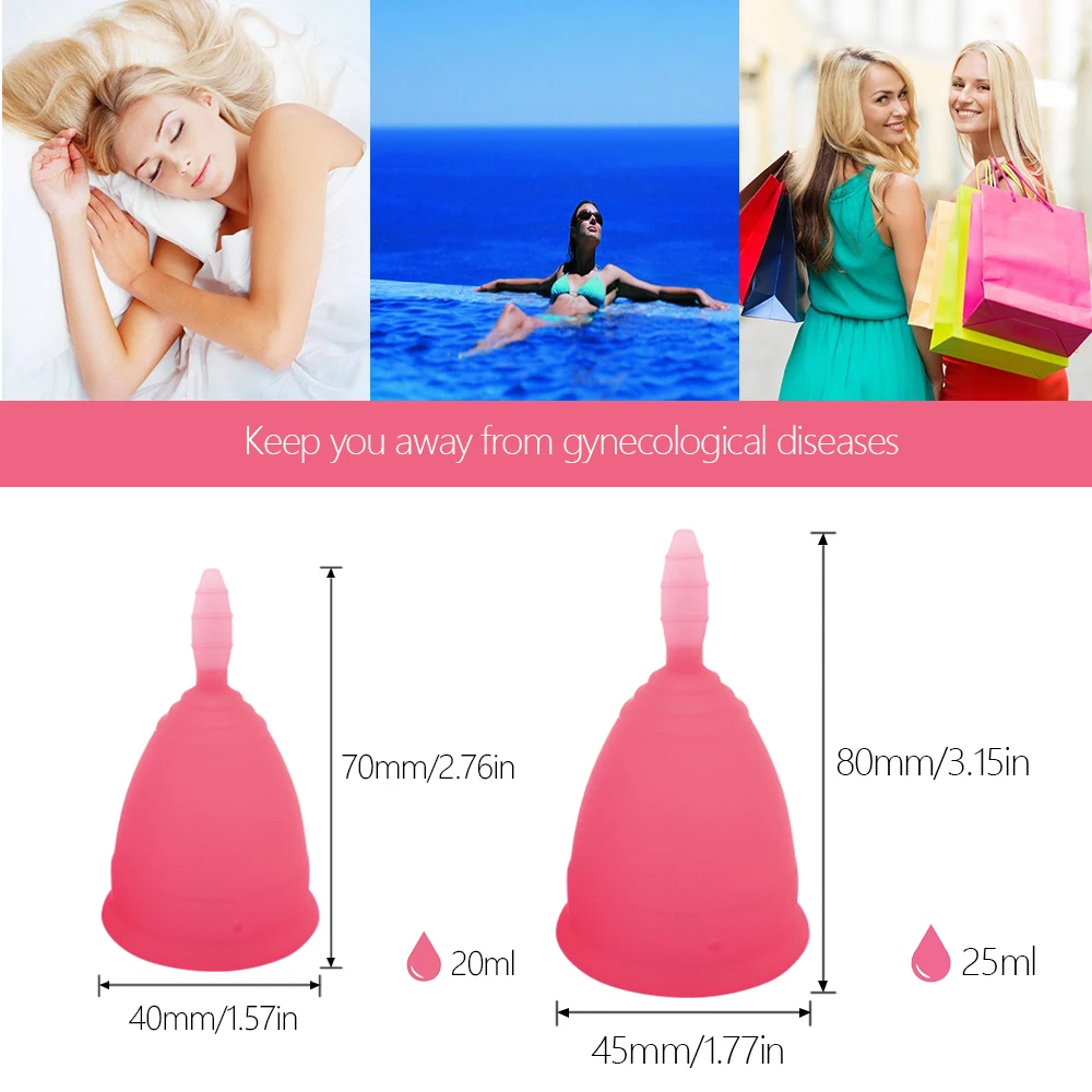 Силиконовый для использования в медицине менструальная чашка женской гигиены