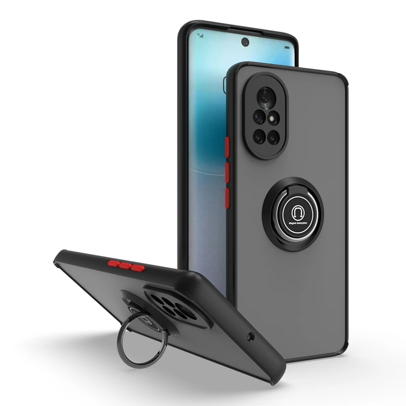 

Luxury Ring Holder Case For Huawei Nova 9 8 8i 7 Pro Honor 50 Lite P20 P30 P40 P50 7SE Mate 40 Pro Plus Shockproof Phone Cover