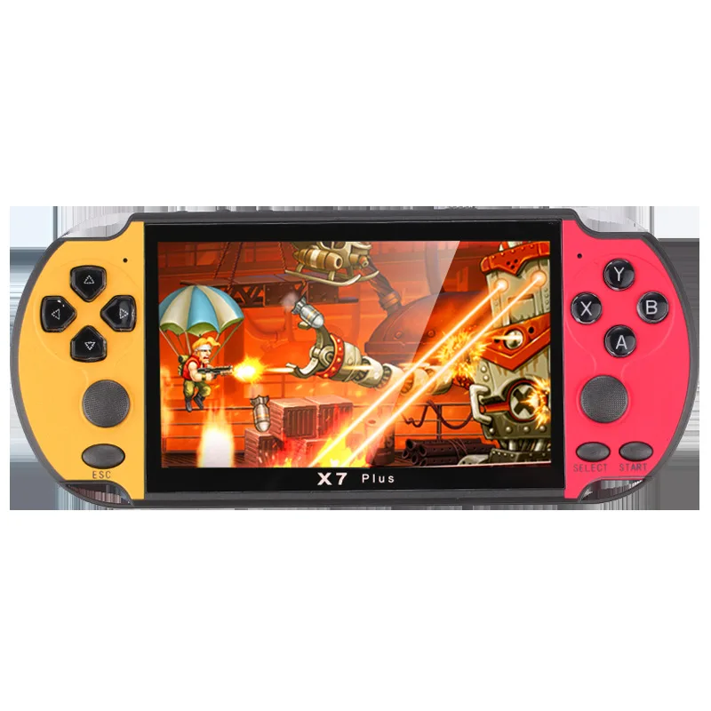 Новая Ретро игровая консоль 5,1 дюймов портативный игровой плеер встроенный 3000 игр классические MP4 видео игровые приставки Поддержка загрузки игры
