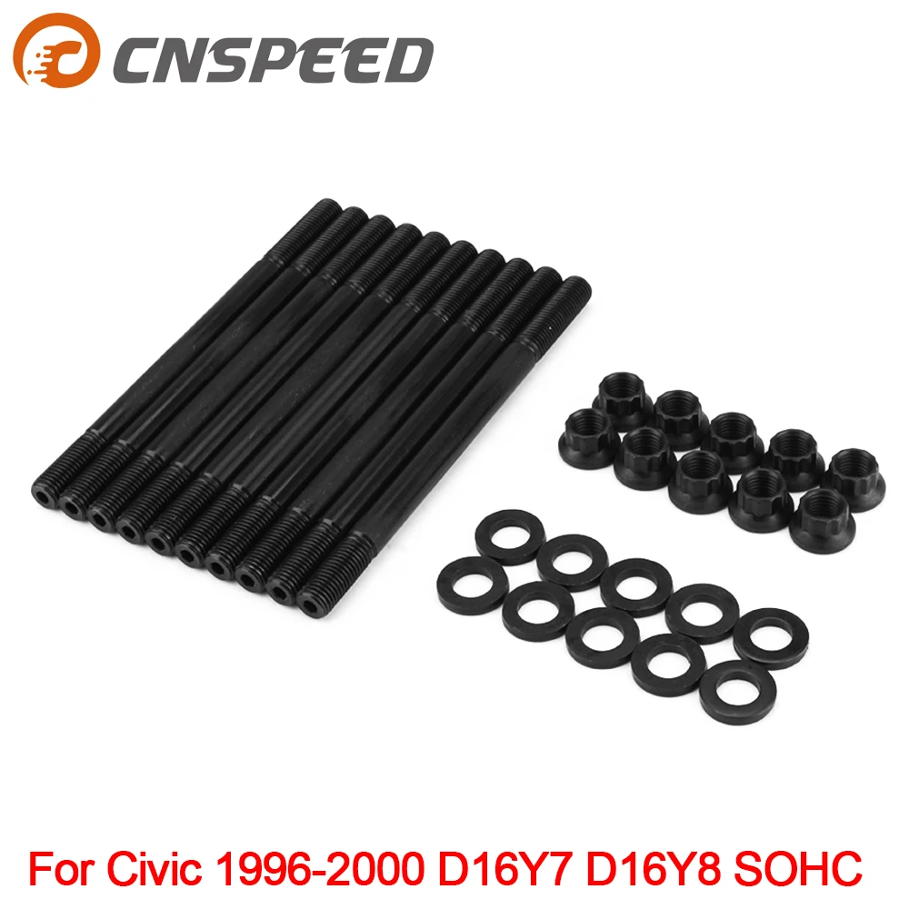 

For 208-4305 For Honda Civic 1996-2000 D16Y7 D16Y8 SOHC Cylinder Head stud kit