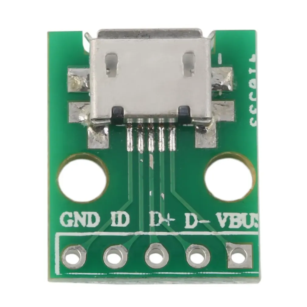 1 шт. микро USB к DIP адаптер 5pin гнездовой разъем конвертер печатной платы типа в pinboard