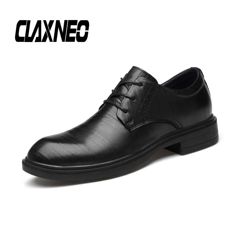 CLAXNEO/Мужская официальная обувь сезон осень модельные туфли из натуральной кожи