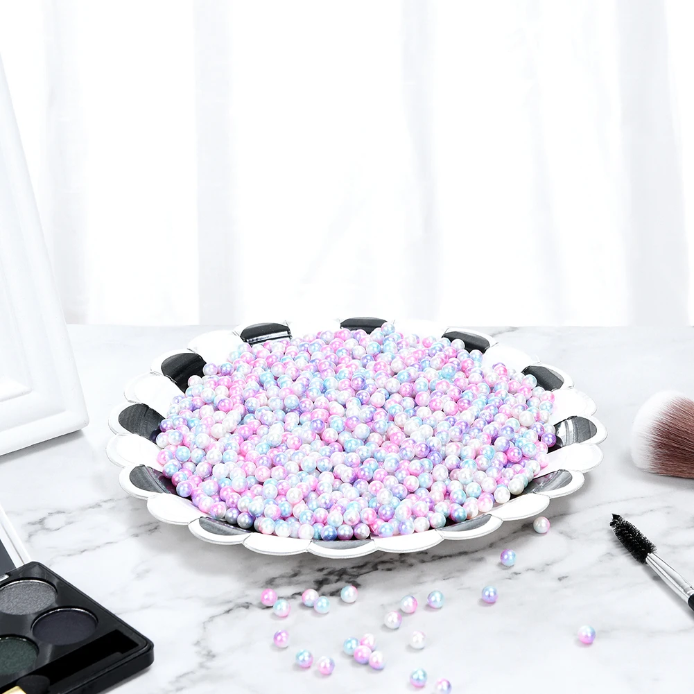 300 г Перламутровые Бусины для наполнителя украшение амулеты макияжа коробка