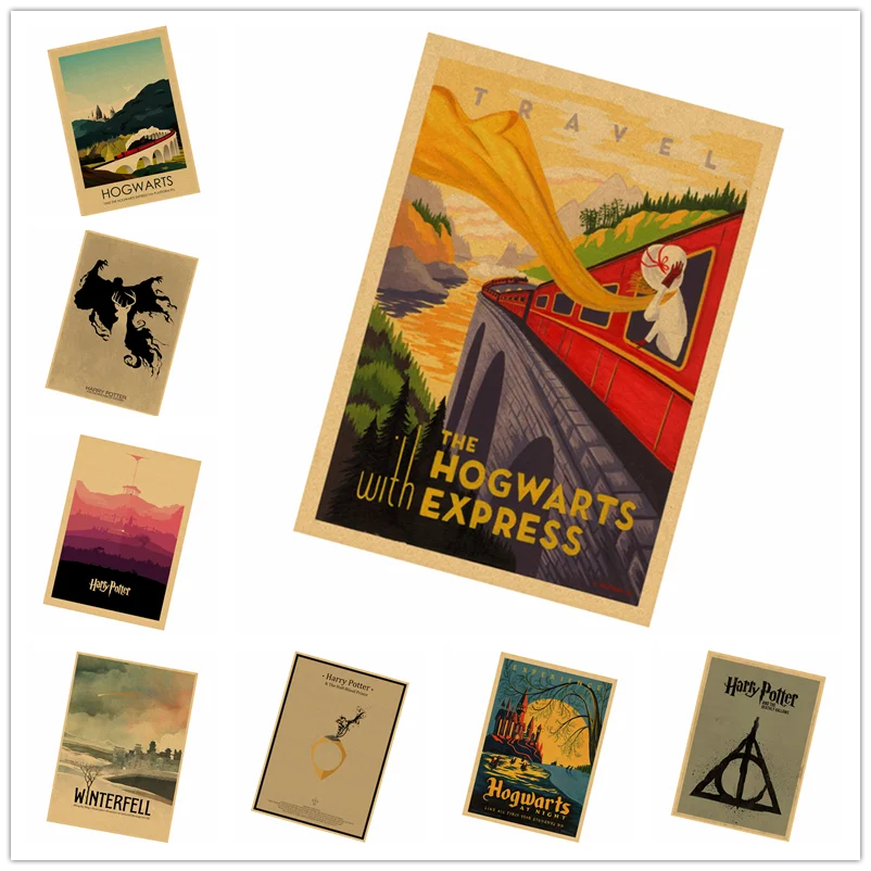 Поттер Волшебный мир быть хорошо полученным классический фильм крафт бумага