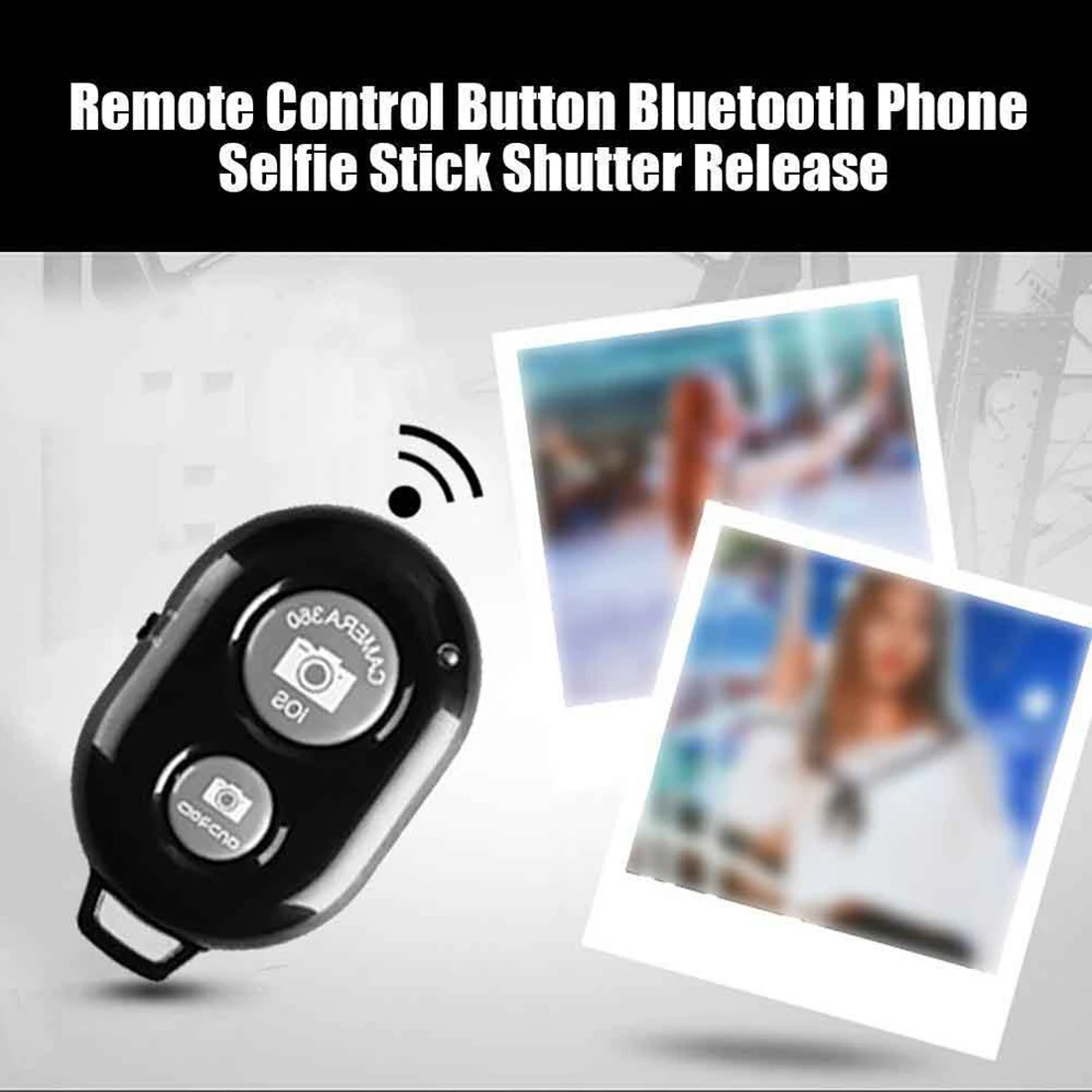 Беспроводной Bluetooth пульт дистанционного спуска затвора камеры селфи Автоспуск