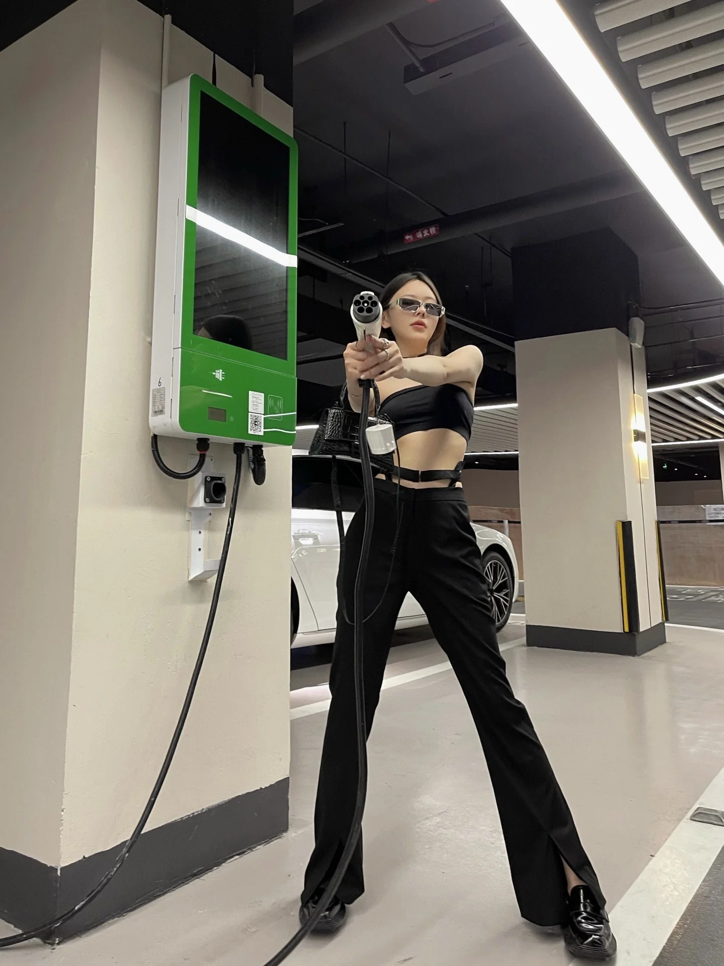 

Spring Summer 2021SS Sexy Women High Waist Black Slim Long Trouse Ladies New Pants Gdnz 5.18