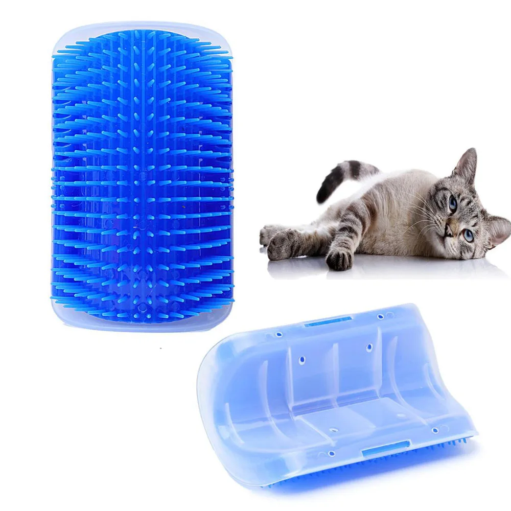 Щетка для домашних кошек угловая расческа массажа самостоятельная Расческа