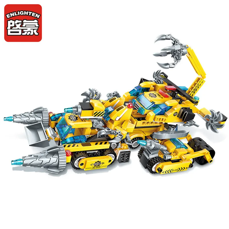 

Enlighten Construction Engineering Building Block 8 in 1 Set the Legend of Chariot Educational Bricks Toy Boy birthday Gifts